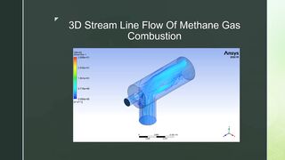 Ansys Fluent Methane Gas Combustion Simulation