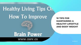 10  tips for maintaining a healthy lifestyle and body weight