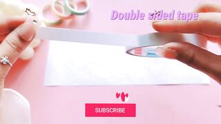How to make glitter washi tape at home | diy glitter washi tape | Homemade washi tape