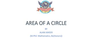 How to find the Area of a Circle | Geometry