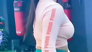Gym vibes .beautifull girl .hot video