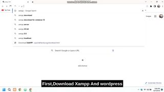 install wordpress on xampp
