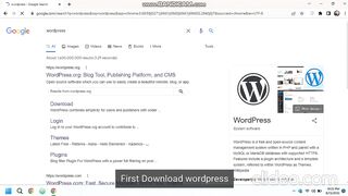 install wordpress on capnel