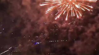 New year 2023 cinematic FPV drone