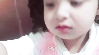 Baby play with her toy