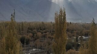 Autumn view from skardu