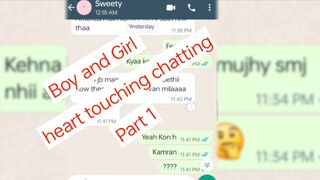 The most heart touching chatting of boy and girl that will make you cry ????????