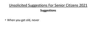 Senior Citizen