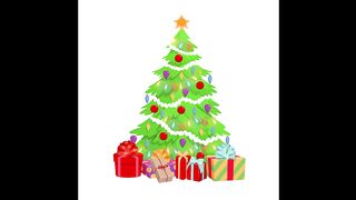 Christmas tree animated