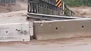 Flood | Bridge Collapse #heigh water #viral