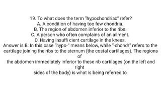 Anatomy& physiology