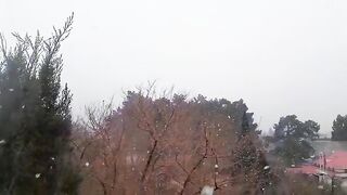 Snowfall in quetta 2023