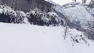 Snow fall in Swat Valley, KPK, Pakistan