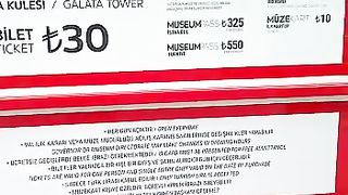 Galata tower ticket counter