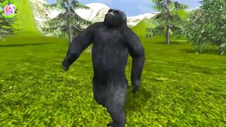 Dinosour and animales fight | dinosour kild animals | epic battle cartoon