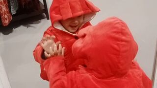 Having fun at shoping Mall
