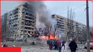 Russia hits Dnipro There are deaths, many children injured