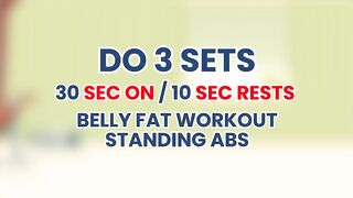 8 Best Standing Exercises Belly