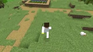 Minecraft but talking with villagers give op loot