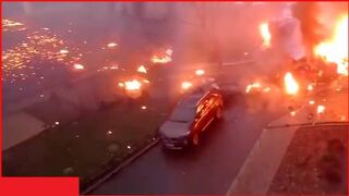 THE FIRST IMAGE from venue of helicopter crash where Ukrainian Defence Minister died