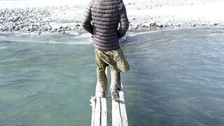 Desi bridge in remote areas of pak ll dangerous bridge ll