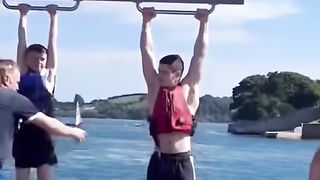 Hanging on the sea side????
