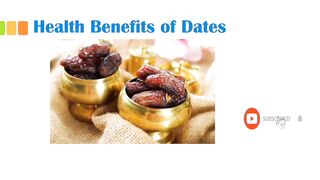 Health benefits of dates