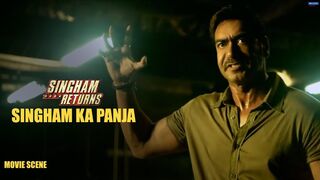 Singham Returns | Singham ka Panja | Movie Scene | Ajay D, Kareena K, Pankaj T | Rohit Shetty