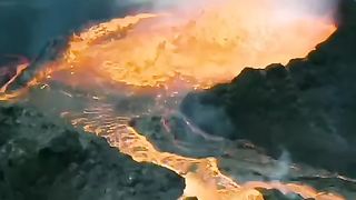 Lava flow ???????? ???? | volcano eruption