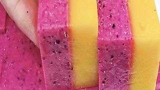 Dragon Fruit Mango Milk Bite