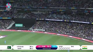 Iftikhar Ahmed went on the attack against Axar Patel