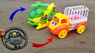Toy gadi wala cartoon || toy helicopter ka video 2023