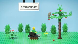 What is Open Source explained in LEGO