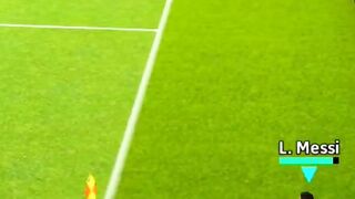 Direct corner goal Messi magic