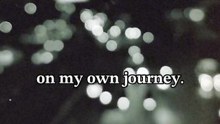 On my own journey