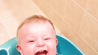 Funny cute baby video #cutebaby #funny