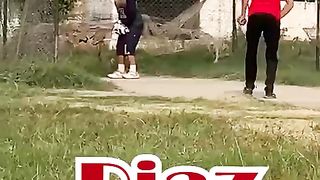 In Nets Batting Practicing Noor Ahmad in Riaz Cricket Academy