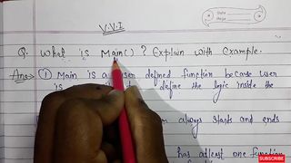 Main Function in C/C++ programming in Hindi | Computer Information