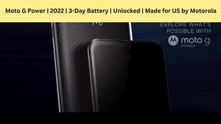 Moto G Power | 2022 | 3-Day Battery | Unlocked | Made for US by Motorola