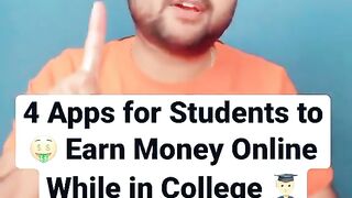 Best 4 Apps for students to Earn Money Online????