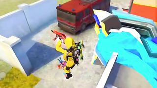 Free fire  1vs4 video gameplay