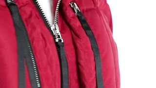 FADSHOW Women's Winter Thickened Down Jackets Long Down Coats Warm Parka with Hood