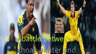 Shoab akhter vs Bret lee