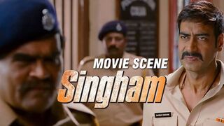 Ashok Saraf Shares The Plight Of Policemen With Ajay Devgn | Singham | Movie Scene | Rohit Shetty