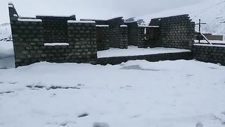 Snow Fall At Mangi Dam