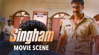 Ajay Devgn And Team Teach Minister A Memorable Lesson | Singham | Movie Scene | Rohit Shetty