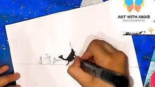 Learn how to draw karbla scene