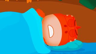 Common cartoons in happy mood