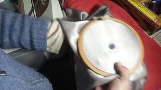 How to make mirror embroidery