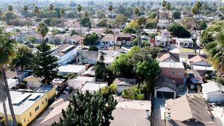 Los Angeles Drone View Footage